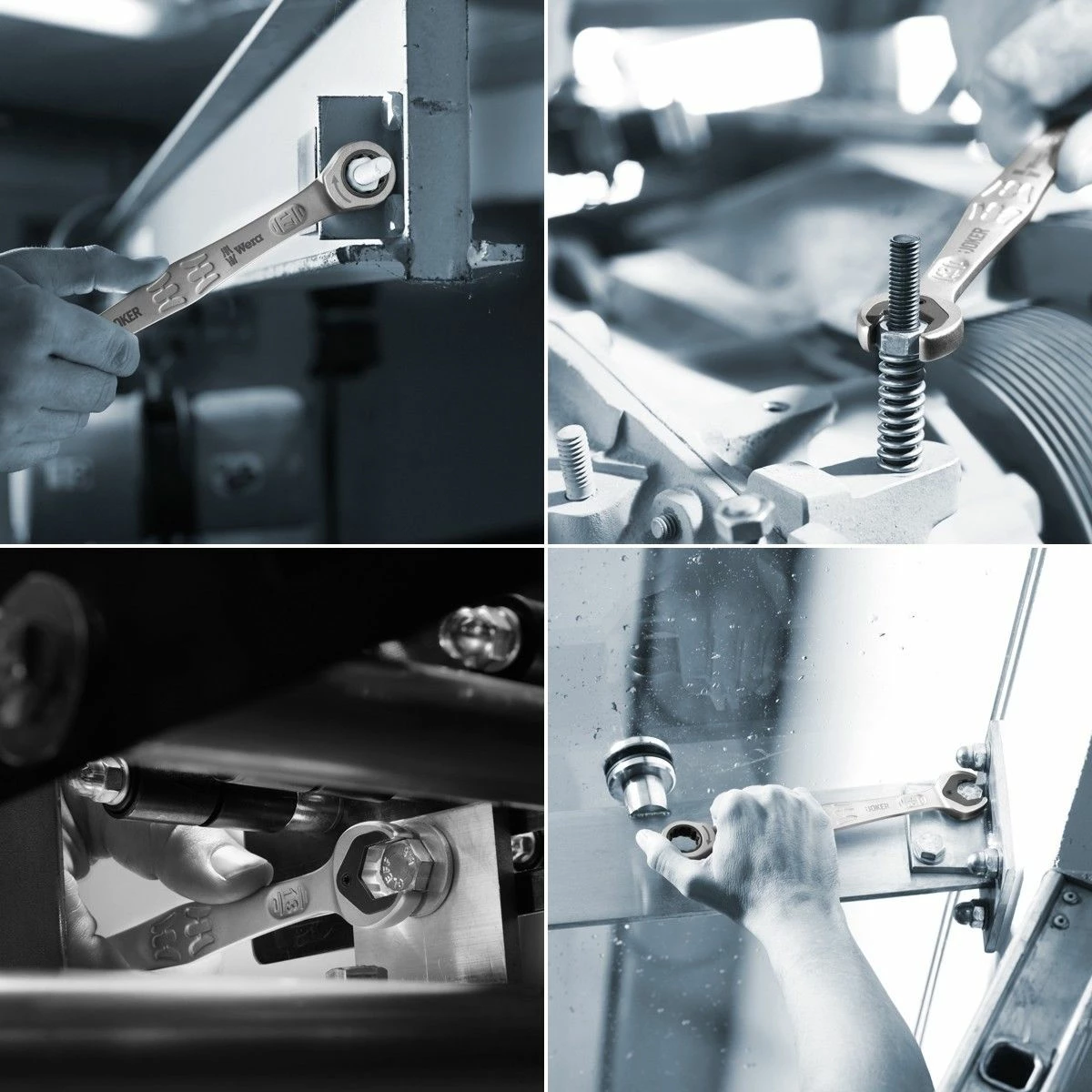 Wera 020012 Joker 8 Piece Ratcheting Combination Spanner Set 5/16-3/4" AF 2 Wera 020012 Joker 8 Piece Ratcheting Combination Spanner Set 5/16-3/4" AF - Image 2