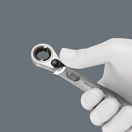 Wera 020067 Joker Switch Open Ended Ratcheting Combination Spanner - 12mm 2 Wera 020067 Joker Switch Open Ended Ratcheting Combination Spanner - 12mm - Image 2