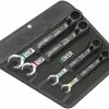 Wera 020090 JOKER Switch 4 Piece Reversible Ratchet Spanner Set 10-19mm