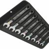 Wera 020241 JOKER 8 Set 1 6003 8 Piece Imperial Ring Combination Spanner Set 5/16-3/4" AF
