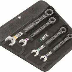 Wera 073295 Joker 4 Piece Ratcheting Combination Spanner Set 7/16-3/4″ AF