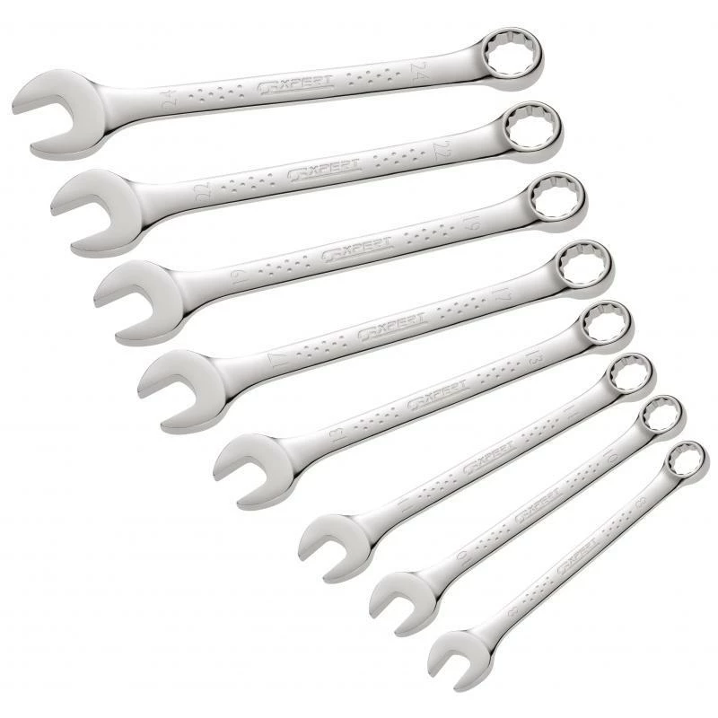 Expert By Facom E110300 8 Piece Metric Combination Spanner Wrench Set 8-24mm 1 Expert By Facom E110300 8 Piece Metric Combination Spanner Wrench Set 8-24mm