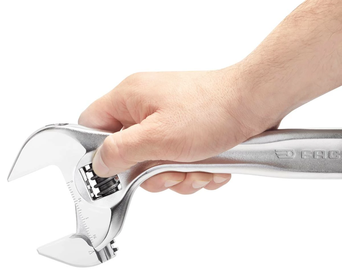 Facom 101.12 'Quick-Adjust' Adjustable Wrench 12" (300mm) 3 Facom 101.12 'Quick-Adjust' Adjustable Wrench 12" (300mm) - Image 3