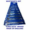 King Dick Tools King Dick TKC10W 10 Piece Whitworth Combination Spanner Set 1/8" - 11/16" BSW
