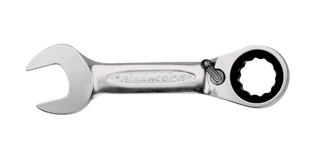Bahco 10RZ-9/16 Stubby Ratchet Combination Spanner 9/16" AF 1 Bahco 10RZ-9/16 Stubby Ratchet Combination Spanner 9/16" AF