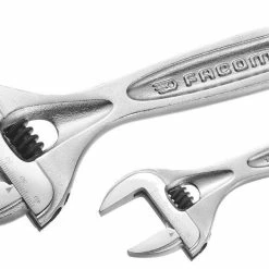 Facom 113AS.SET Thin Wide Opening Adjustable Wrench Set 6" &amp; 8"