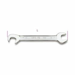Beta Tools Beta 73 Metric Midget Wrench Spanner Open Ends At 15 &amp; 75 Degrees 12mm