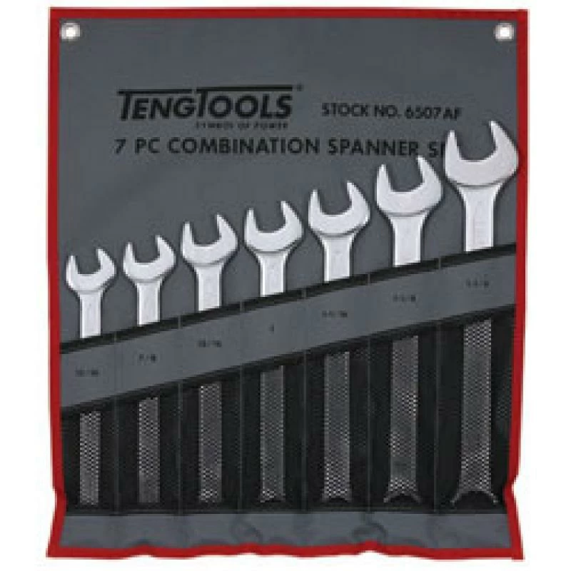 Teng Tools Teng 6507AF Combination Spanner Set 1 Teng Tools Teng 6507AF Combination Spanner Set