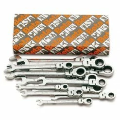 Beta 142SN/S13 13 Piece Metric Flexi Head Metric Ratchet Combination Spanner Set 7-19mm