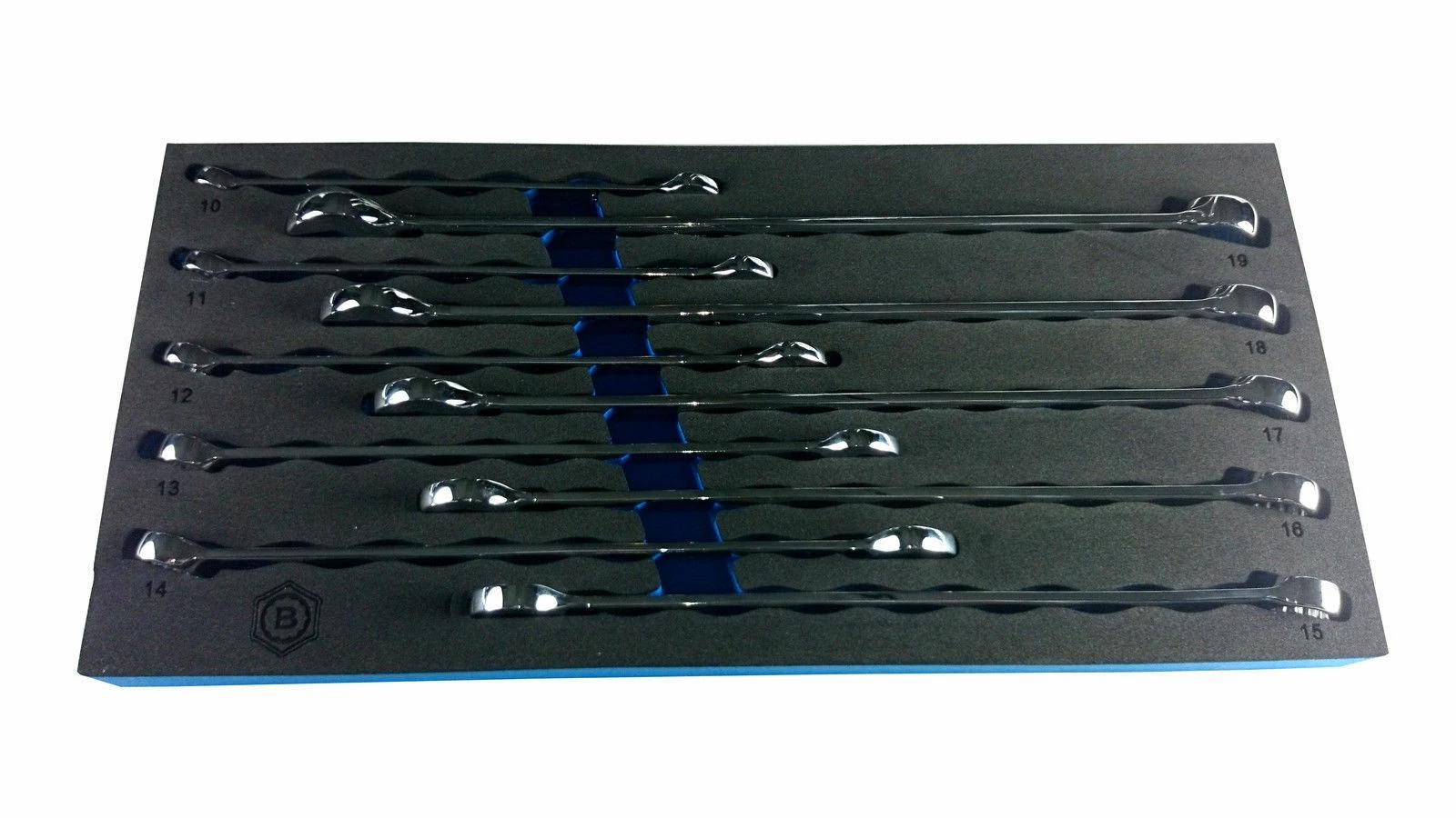Britool Hallmark CEXMSET10TC Extra Long Combination Spanner Set 10-19mm In Foam Tray 1 Britool Hallmark CEXMSET10TC Extra Long Combination Spanner Set 10-19mm In Foam Tray
