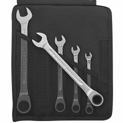 Stahlwille 17F/5 5 Piece Flat Ratchet Combination Spanner Set 8-19mm