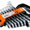 Bahco 41RM/SH8 8 Piece Locking Flexi Head Ratchet Combination Spanner Set 8-19mm