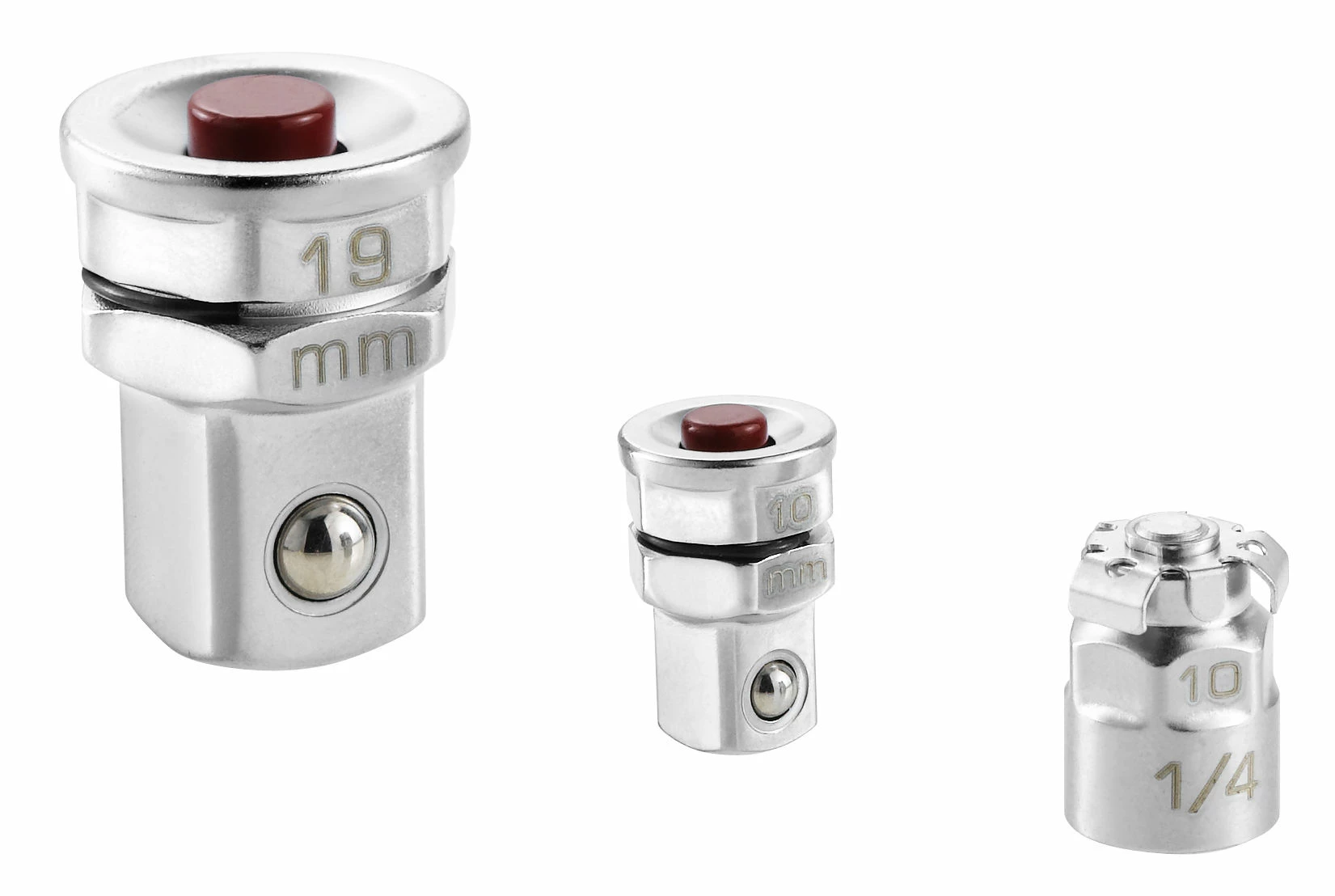 Facom 467.ADAPT10-19 3 Pce Adaptor Set - Converts Ratchet Spanner To Square Drives For Sockets 1 Facom 467.ADAPT10-19 3 Pce Adaptor Set - Converts Ratchet Spanner To Square Drives For Sockets