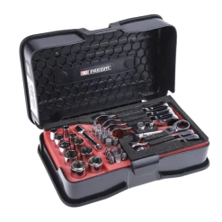 Facom 467BS.BOX Ultra Compact Ratchet Spanner, Socket And Bit Set 4 Facom 467BS.BOX Ultra Compact Ratchet Spanner, Socket And Bit Set -Combination Spanners Outlet Shop 467BS.BOX 2