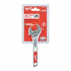 Milwaukee 48227406 Adjustable Wrench 6" / 150mm -Combination Spanners Outlet Shop 48227406 Pack 1