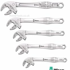 Wera JOKER 6004 5 Piece Self-Setting Adjustable Spanner Set XS, S, M, L &amp; XXL (7-32mm)