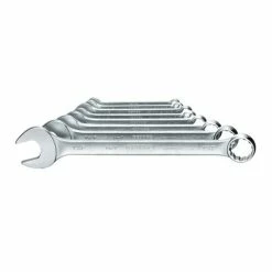Gedore 7-08A 8 Piece Imperial Combination Spanner Wrench Set 3/8"-1" AF