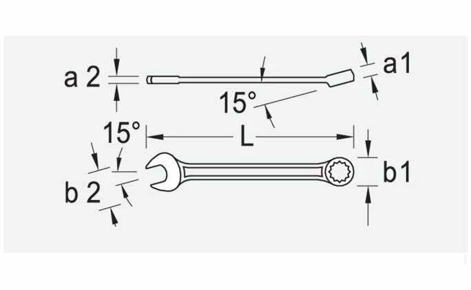 Gedore 7 Series Metric Combination Spanner Wrench 18mm 2 Gedore 7 Series Metric Combination Spanner Wrench 18mm - Image 2