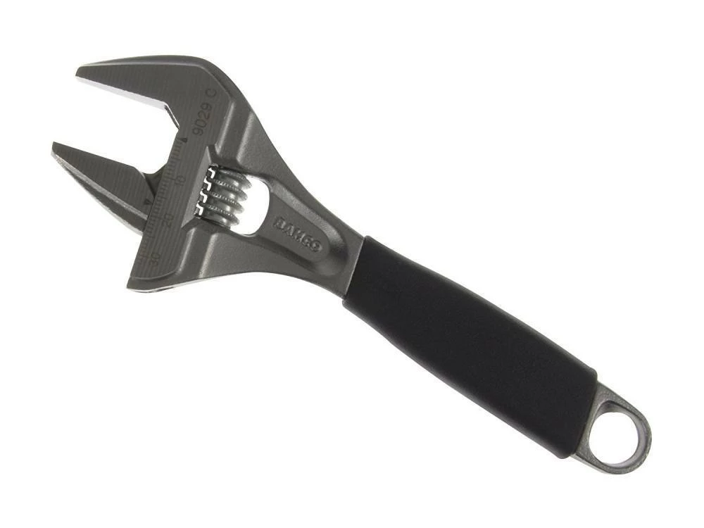 Bahco 9031C ERGO Adjustable Wrench 8" Extra Wide Jaw Opening 38mm 1 Bahco 9031C ERGO Adjustable Wrench 8" Extra Wide Jaw Opening 38mm