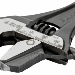 Bahco 9071P Black Finish Comfort Grip Adjustable Wrench With Reversible Jaw 8" 8 Bahco 9071P Black Finish Comfort Grip Adjustable Wrench With Reversible Jaw 8" -Combination Spanners Outlet Shop 90P Series 2 1