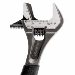 Bahco 9070P Black Finish Comfort Grip Adjustable Wrench With Reversible Jaw 6" 10 Bahco 9070P Black Finish Comfort Grip Adjustable Wrench With Reversible Jaw 6" -Combination Spanners Outlet Shop 90P Series 4 2