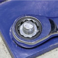 Sealeuy Sealey AK6319 7 Piece Extra Long Double Ring Ratchet / Fixed Spanner Set 8-19mm -Combination Spanners Outlet Shop AK6319 1