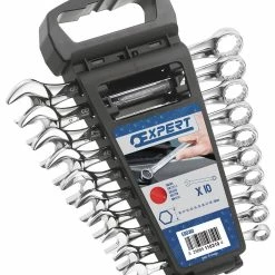 Expert By Facom E110310 10 Piece Metric Combination Spanner Wrench Set 10-19mm