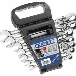 Expert By Facom E111108 7 Piece Metric Flexible Head Ratcheting Spanner Set 8-19mm