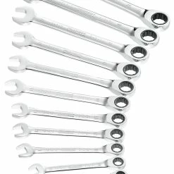 Britool Expert Expert By Facom E111137 12 Piece Metric Flat Ratcheting Combination Spanner Set 8-19mm -Combination Spanners Outlet Shop E111137 OPEN