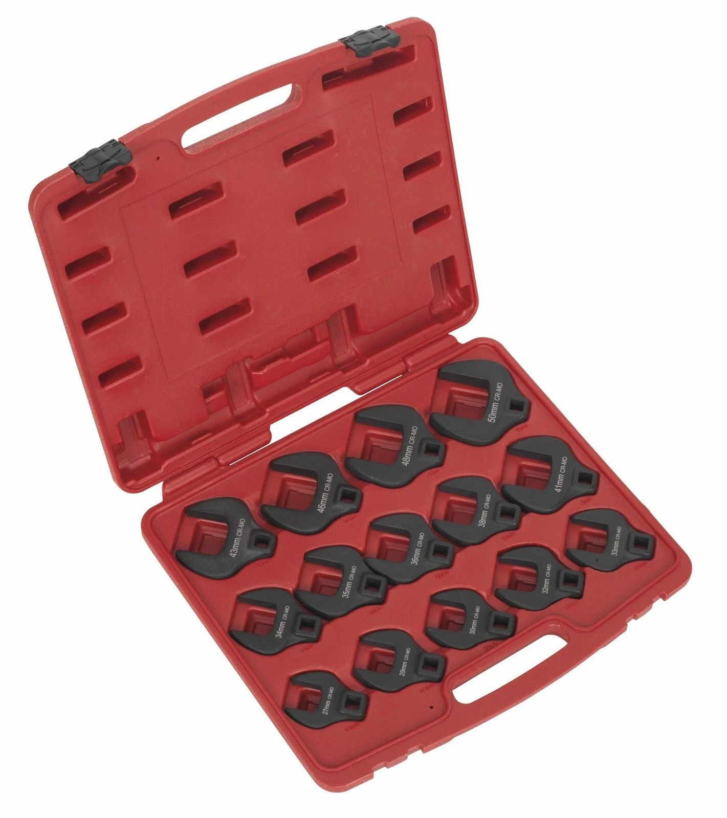Britool Hallmark Sealey Premier AK59831 14 Piece 1/2" Drive Metric Crow Foot Spanner Set 27 To 50mm 1 Britool Hallmark Sealey Premier AK59831 14 Piece 1/2" Drive Metric Crow Foot Spanner Set 27 To 50mm