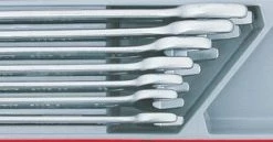 Teng Tools Teng TTX2032 7 Pce. Large Metric Combination Spanner Set In Tool Box Tray